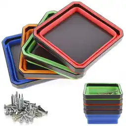 Walmart Kyoffiie Foldable Tool Boxes and Organizers, Silica Gel Silicone, 1.69 lb, 4 Pieces offer