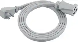 Walmart Clear Power 14 Gauge 3ft Gray 1 Outlet Indoor Extension Cord offer