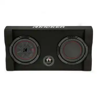 Walmart Kicker 48TRTP82 Down-Firing 8 CompRT 2-Ohm Subwoofer Enclosure offer