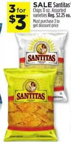 Dollar General Santilas Chips Assorted Varieties offer