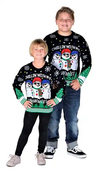 Walmart SOCAL LOOK Kids Christmas Sweater-Children’s Acrylic Holiday Pullover for Boys & Girls, 5-6 Years offer