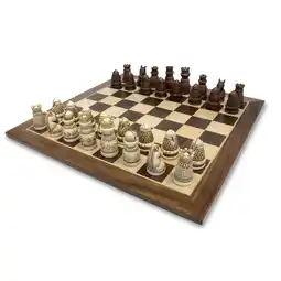 Walmart WE Games Fancy Medieval Themed Chess Set - 15 inches - Wood Expressions, Inc offer