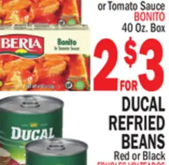 Bravo Supermarkets DUCAL REFRIED BEANS offer