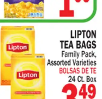 Bravo Supermarkets LIPTON TEA BAGS offer