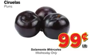 El Super Fresh Plums offer