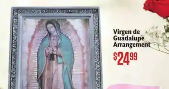 Vallarta Supermarkets Virgen de Guadalupe Arrangement offer