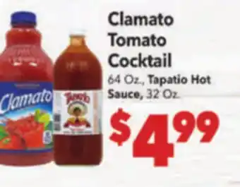 Vallarta Supermarkets Clamato Tomato Cocktail offer