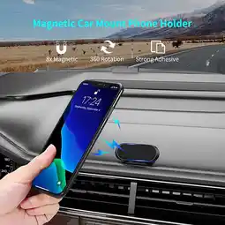 Walmart WANGJIAOID Phone Holder Chest 360 Degree Rotating Car Phone Holder Adsorption Black offer