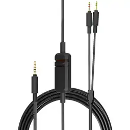 Walmart Upgrade Portable Headphone Cable for Beyerdynamic MMX300 Black Braid PU Wire offer