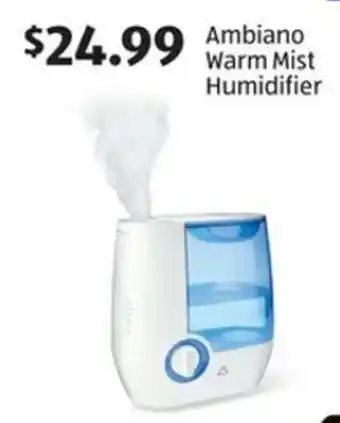 Aldi Ambiano Warm Mist Humidifier offer