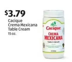 Aldi Cacique Crema Mexicana Table Cream offer