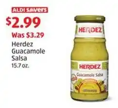 Aldi Herdez Guacamole Salsa offer