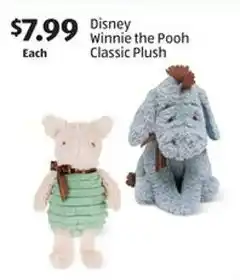 Aldi Disney Winnie the Pooh Classic Plush offer