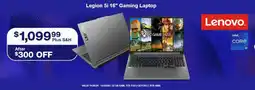 Costco Lenovo Legion 5i 16" Gaming Laptop offer