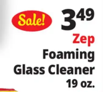 Ocean State Job Lot ZEP Foaming Glass Cleaner 19 oz offer