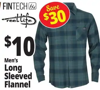 Ocean State Job Lot Men's Long Sleeved Flannel offer