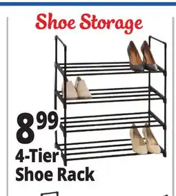 Ocean State Job Lot 4-Tier Shoe Rack offer