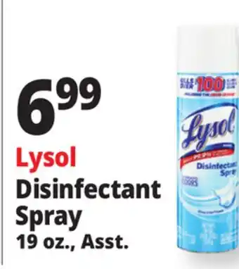 Ocean State Job Lot Lysol Disinfectant Spray offer