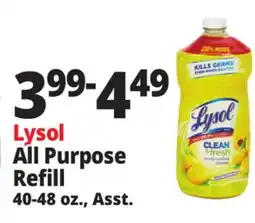 Ocean State Job Lot Lysol All Purpose Refill offer