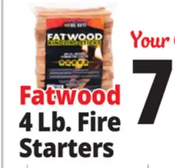 Ocean State Job Lot Fatwood 4 Lb. Fire Starters offer