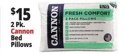 Ocean State Job Lot Cannon Bed Pillows offer