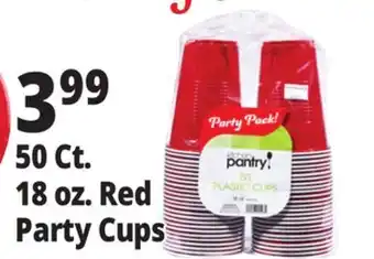 Ocean State Job Lot 50 Ct. 18 oz. Red Party Cups offer