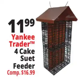 Ocean State Job Lot Yankee Trader 4 Cake Suet Feeder offer