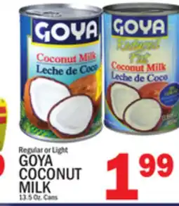 C Town GOYA COCONUT MILK offer