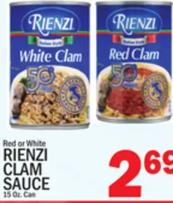 C Town RIENZI CLAM SAUCE offer