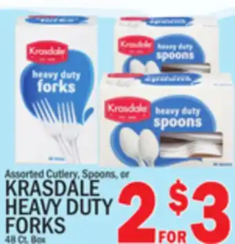 C Town KRASDALE HEAVY DUTY FORKS offer