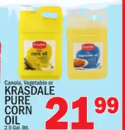 C Town KRASDALE PURE CANOLA, VEGETABLE OR CORN OIL offer