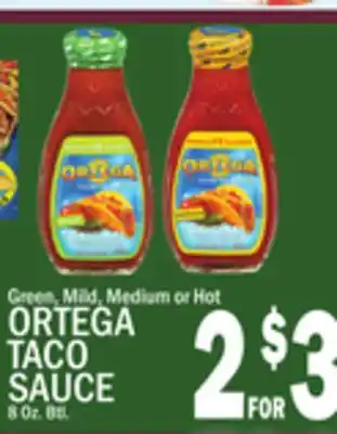 C Town ORTEGA TACO SAUCE offer