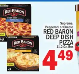 C Town RED BARON DEEP DISH PIZZA offer