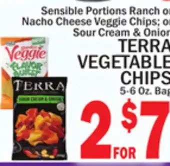 C Town TERRA VEGETABLE CHIPS offer