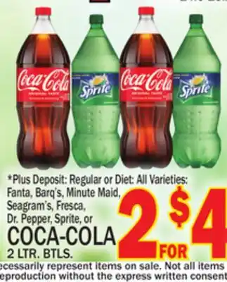 C Town COCA-COLA offer