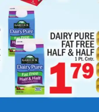 C Town DAIRY PURE FAT FREE HALF & HALF offer