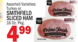 C Town Turkey or SMITHFIELD SLICED HAM offer