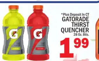 C Town GATORADE THIRST QUENCHER offer