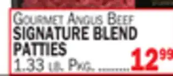 Bravo Supermarkets SIGNATURE BLEND PATTIES offer