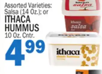 Bravo Supermarkets ITHACA HUMMUS 10 Oz. Cntr offer