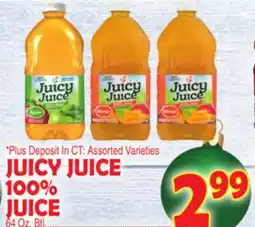 Bravo Supermarkets JUICY JUICE 100% JUICE offer