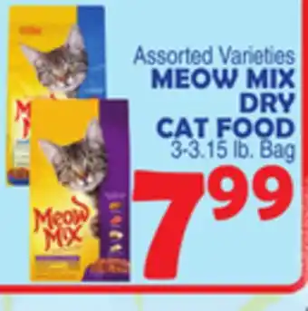 Bravo Supermarkets MEOW MIX DRY CAT FOOD offer