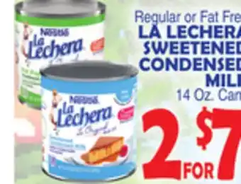 Bravo Supermarkets LA LECHERA SWEETENED CONDENSED MILK offer