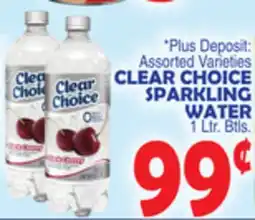 Bravo Supermarkets CLEAR CHOICE SPARKLING WATER offer