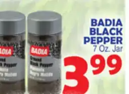 Bravo Supermarkets BADIA BLACK PEPPER offer