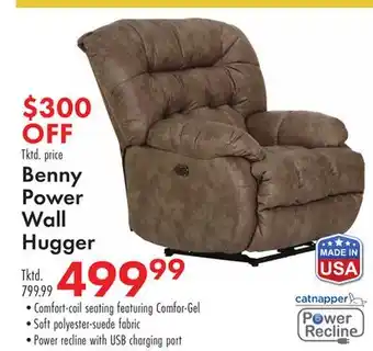 Boscov's Benny Power Wall Hugger offer