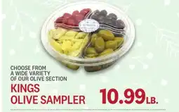 Kings Food Markets KINGS OLIVE SAMPLER offer