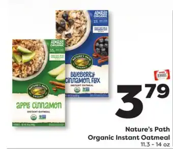 Weis Markets Nature's Path Organic Instant Oatmeal offer