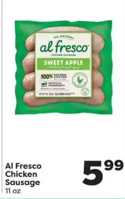 Weis Markets Al Fresco Chicken Sausage offer