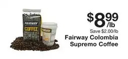 Fairway Store Market Fairway Colombia Supremo Coffee offer